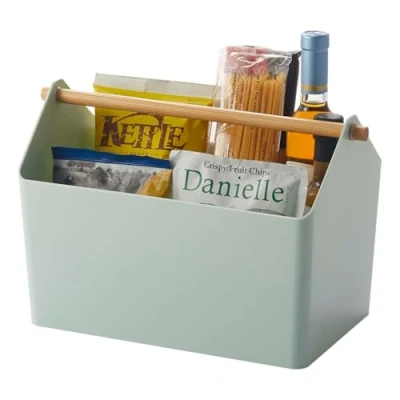 Afbeelding van Yamazaki Opbergbox met handvat Favori Blue/Green