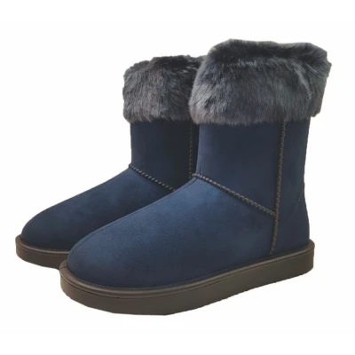 Image de HKM Botte Allweather Davos Fourrure Bleu foncé EU 36