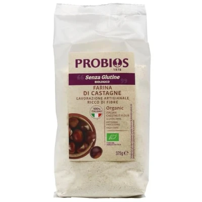 Image de Probios Farine de Châtaigne Biologique Naturel et Sans Gluten Riche en Fibres 375 g