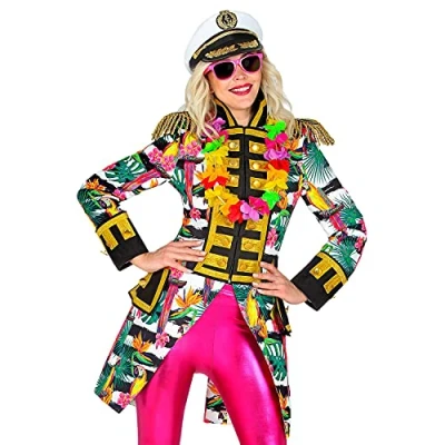 Afbeelding van Carnavalsjas Vrouw Parade Tropicana Maat S
