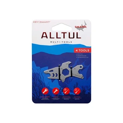 Afbeelding van KeySmart Alltul Shark SS Multitool Sleutelhanger