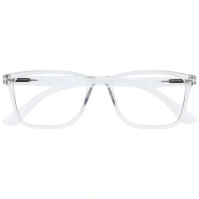 Image de OPULIZE NYX Lunettes anti lumière bleue reflets pour ordinateur et de jeu Protection UV fatigue oculaire Monture rectangulaire Transparent Homme femme, claire, taille