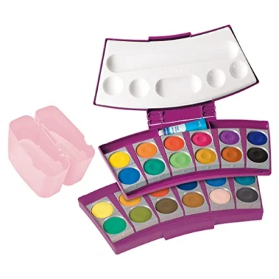 Afbeelding van Pelikan ProColor 701211 verfdoos bessen/roze 24 kleuren