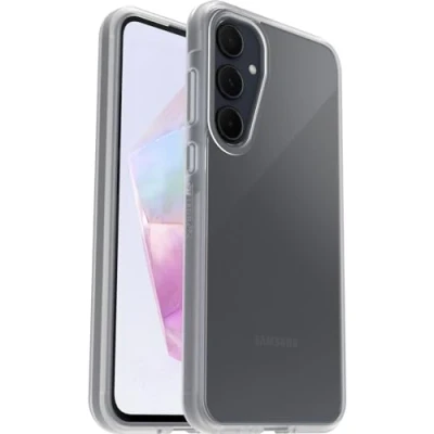Afbeelding van OtterBox Sleek Serie beschermhoes voor Samsung Galaxy A35 5G, schokbestendig, valbescherming, ultradun, dunne bescherming, getest volgens militaire normen, transparant, levering zonder verpakking