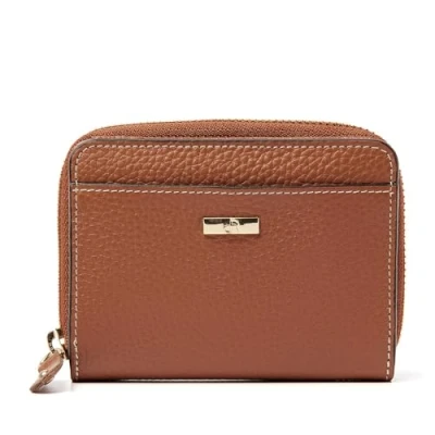 Afbeelding van dR Amsterdam Mint Ladies Wallet 110184 mocha Dames portemonnee