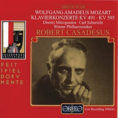 Afbeelding van Robert Casadesus, Wiener Philharmoniker Mozart: Klavierkonzerte Kv 491/Kv 595 (CD)