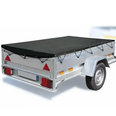 Afbeelding van Werkapro Beschermend dekzeil waterdicht buitenzeil 11343 aanhangerzeil 230 x 135 7 cm 200 g/m² polyethyleen zwart