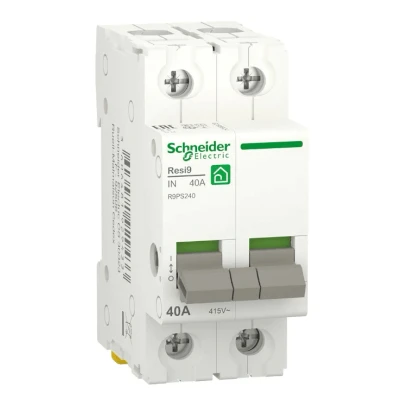 Afbeelding van Hoofdschakelaar 2P 40A 6000A Resi9 Schneider Electric R9PS240