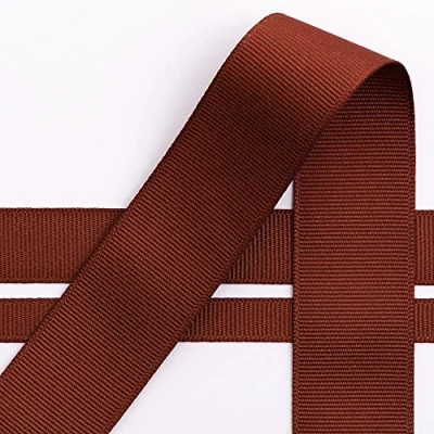 Afbeelding van Italian Options Grosgrain lint bruin 25 mm x 10 m
