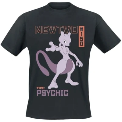 Afbeelding van HEROES INC EUROPE B.V. Pokemon MEWTWO T shirt M