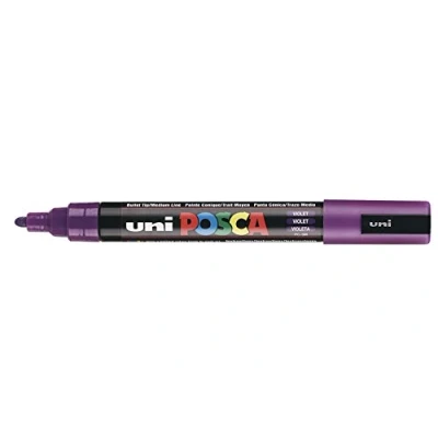 Afbeelding van Uni ball Paint Marker Op Waterbasis Posca Pc 5m Paars Paintmarker