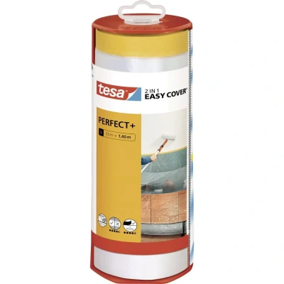 Afbeelding van tesa Easy Cover Perfect+ 56571 00000 00 Afdekfolie Geel, Transparant (l x b) 33 m 1.40 1 stuk(s)