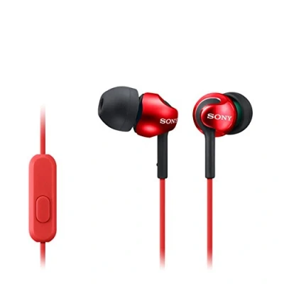 Image de Sony MDR EX110AP écouteur in ear Rouge