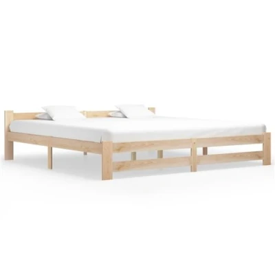 Afbeelding van Bedframe massief grenenhout 200x200 cm