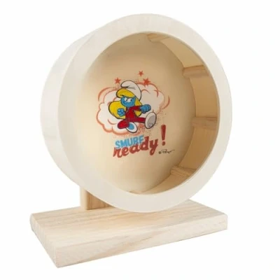 Afbeelding van Smurfs Duvoplus Speelgoed Voor Dieren Knaagdier Smurfin Looprad 20cm 1st