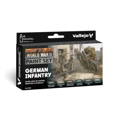 Afbeelding van WWII German Infantry Set 6 kleuren 17ml 70206