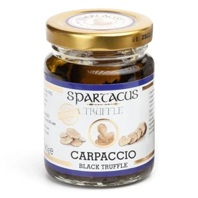 Afbeelding van Spartacus Carpaccio zwarte truffels Gun jezelf culinaire uitmuntendheid Verfijnde voor fijnproevers (90 g) (1 verpakking)