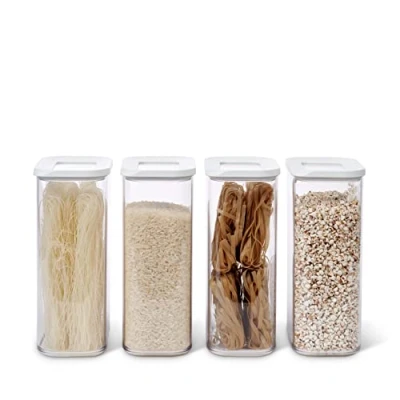 Afbeelding van Mepal Modula set bewaardozen 4x 2000 ml Voorraaddoos Wit