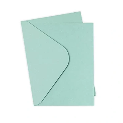 Afbeelding van Sizzix Card &amp; Envelope Set A6 Eucalyptus (10&amp;10pcs) (665692) (DISCONTINUED)