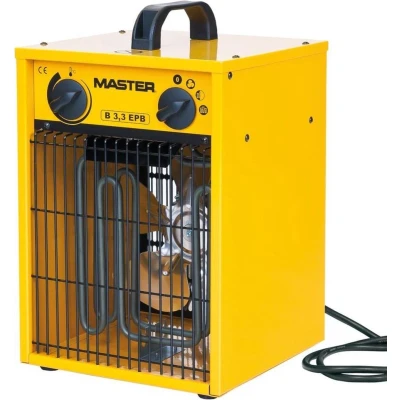 Afbeelding van Master Klimatechnik B 3IT Bouwkachel 1650 W, 3300 W Geel, Zwart