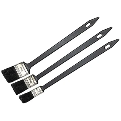 Afbeelding van Faithfull FAIPBRAD3 Set van 3 lange afstand schuine verfkwasten voor radiatoren: 25, 38, 50 mm (1, 1,5, 2 inch) 300 steel
