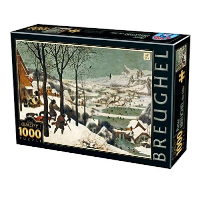 Afbeelding van Pieter Breughel Jagers in de sneeuw (1000 stukjes, kunst puzzel)