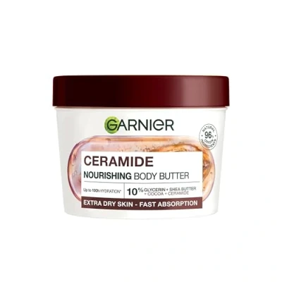Afbeelding van Garnier Body Superfood Herstellende lichaamscrème 48H hydratatie Veganistische formule Voor 97% natuurlijke oorsprong Met cacaoboter &amp; ceramide droge huid 380 ml