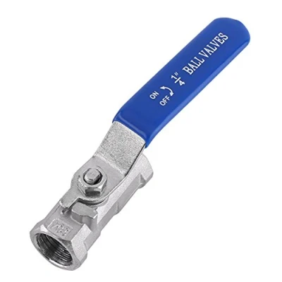 Afbeelding van Kogelventiel vrouwelijk 304 roestvrij staal met isolerende handgreep, 1/4&quot;, 3/8&quot;, 3/4&quot;, 1&quot;, 1 1/2&quot; (1/4&quot;)