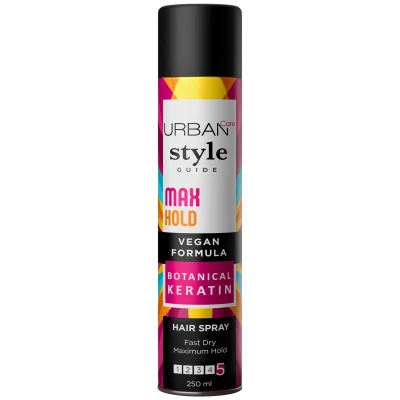 Afbeelding van Urban Care Style Guide Max Hold Hair Spray 250 ml