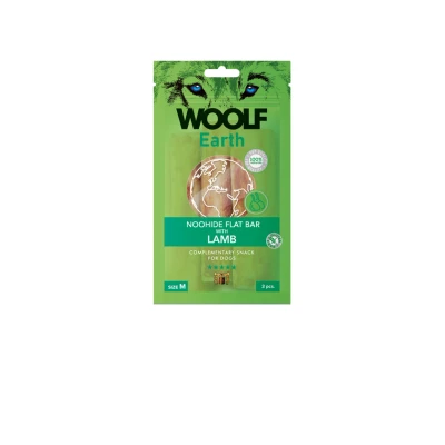 Afbeelding van Woolf Earth Flat Bar M 90 g Hondensnack Lam