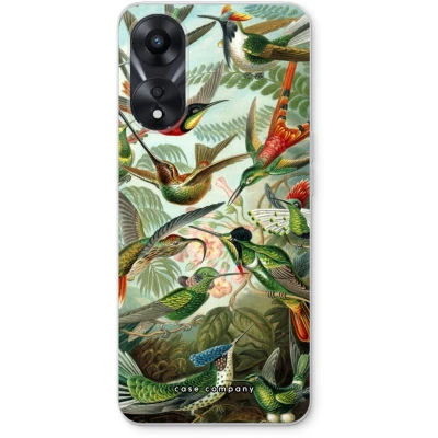 Afbeelding van Case Company® hoesje geschikt voor Oppo A78 5G Haeckel Trochilidae Soft Cover Telefoonhoesje Bescherming aan alle Kanten en Schermrand