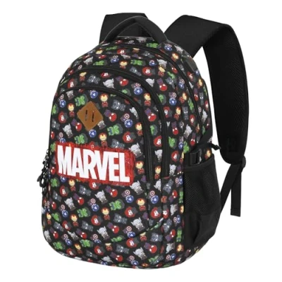 Afbeelding van Karactermania Marvel De Avengers Hardlooprugzak PLUS Running Backpack Chibi Zwart