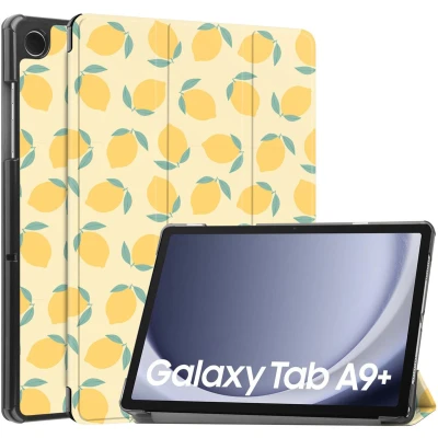 Afbeelding van imoshion Design Trifold Bookcase voor de Samsung Galaxy Tab A9 Plus Citrus Dream