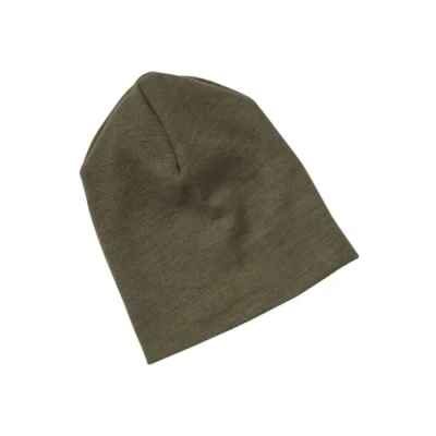 Afbeelding van Engel Natur Beanie van wol/zijde olive maat 110 116 (hoofdomvang 50 52)