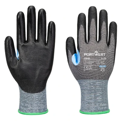 Afbeelding van CS D21 PU Snijbestendige Handschoen maat L, Grey/Black