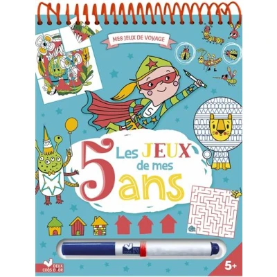 Image de Les jeux de mes 5 ans bloc avec feutre effaçable