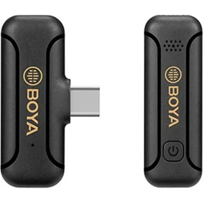 Afbeelding van Boya 2.4 GHz Dasspeld Microfoon Draadloos BY WM3T2 U2 voor USB C inclusief 1 transmitter