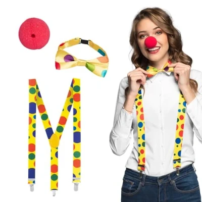 Afbeelding van Boland Set Clown Volwassenen Unisex Circus
