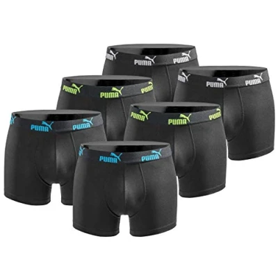 Afbeelding van Puma 641380001 Boxershorts, eenkleurig, 3 stuks, New Tripple Zwart, L