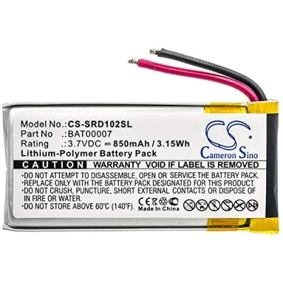 Afbeelding van TECHTEK Batterijen compatibel met [Cardo] Packtalk Duo, Scala Rider Packtalk, SRPT0102 vervangt BAT00007