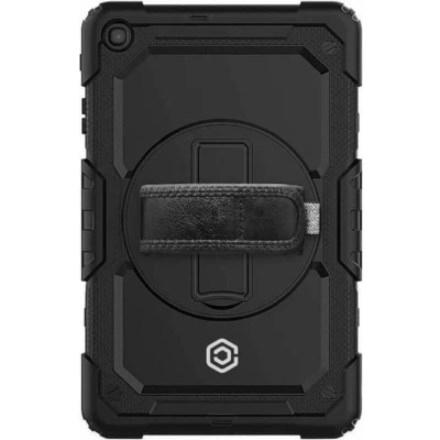 Afbeelding van Casecentive Handstrap Pro Hardcase met handvat Galaxy Tab A 8.4 2020 zwart