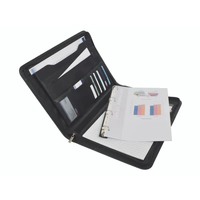 Image de Porte documents conférencier A4 avec classeur à anneaux 25 mm Desq
