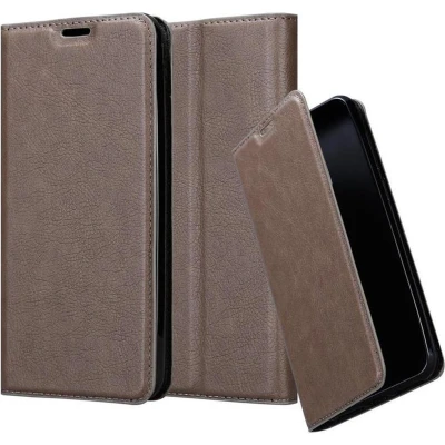 Afbeelding van Cadorabo Hoesje geschikt voor Samsung Galaxy A10 / M10 in KOFFIE BRUIN Beschermhoes met magnetische sluiting, standfunctie en kaartvakje Book Case Cover Etui