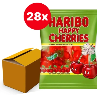 Afbeelding van Haribo Happy Cherries 28x75g
