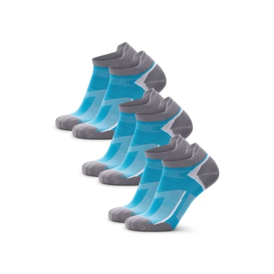 Afbeelding van Danish Endurance Lowcut Running PACK 3 Sokken, Maat: 43 47, Caribbean blue
