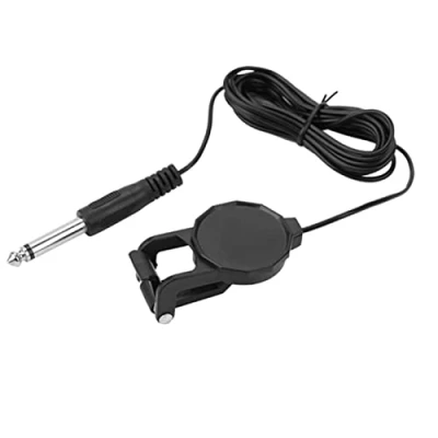 Afbeelding van Bnineteenteam Microfoon met microfoonbevestiging, piëzo pickup, ukelele, akoestische gitaar, viool, 6,35 mm audio aansluiting en audiokabel van 3 meter