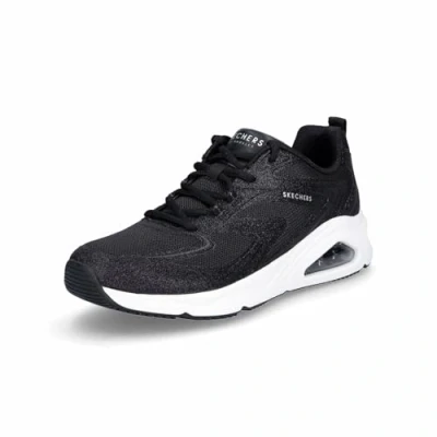 Afbeelding van Skechers Tres Air Uno Glit Airy Dames Sneakers Zwart Maat 37