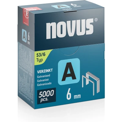 Afbeelding van Novus Niet met fijne draad A 53/6mm (5.000 stuks)
