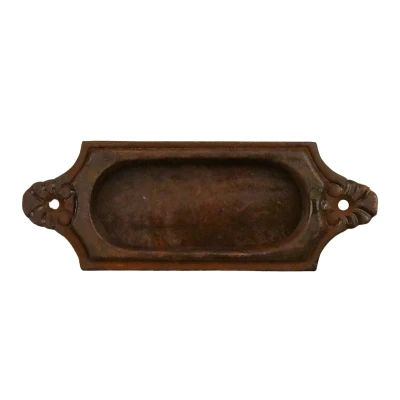 Afbeelding van Good in Style Verzonken schuifdeurgreep 125x45mm roest