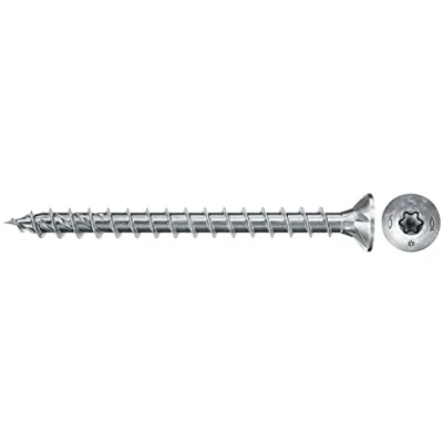 Afbeelding van Fischer Power Fast II 670624 Spaanplaatschroeven 4 mm 25 Binnen T, Interne vertanding, TX, Torx, T profiel Staal Galvanisch verzinkt 1000 stuk(s)